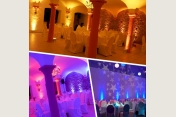 Ambiente-Beleuchtung / Raumbeleuchtung, Lichteffekte und die passende Musikanlage für Ihre Hochzeit